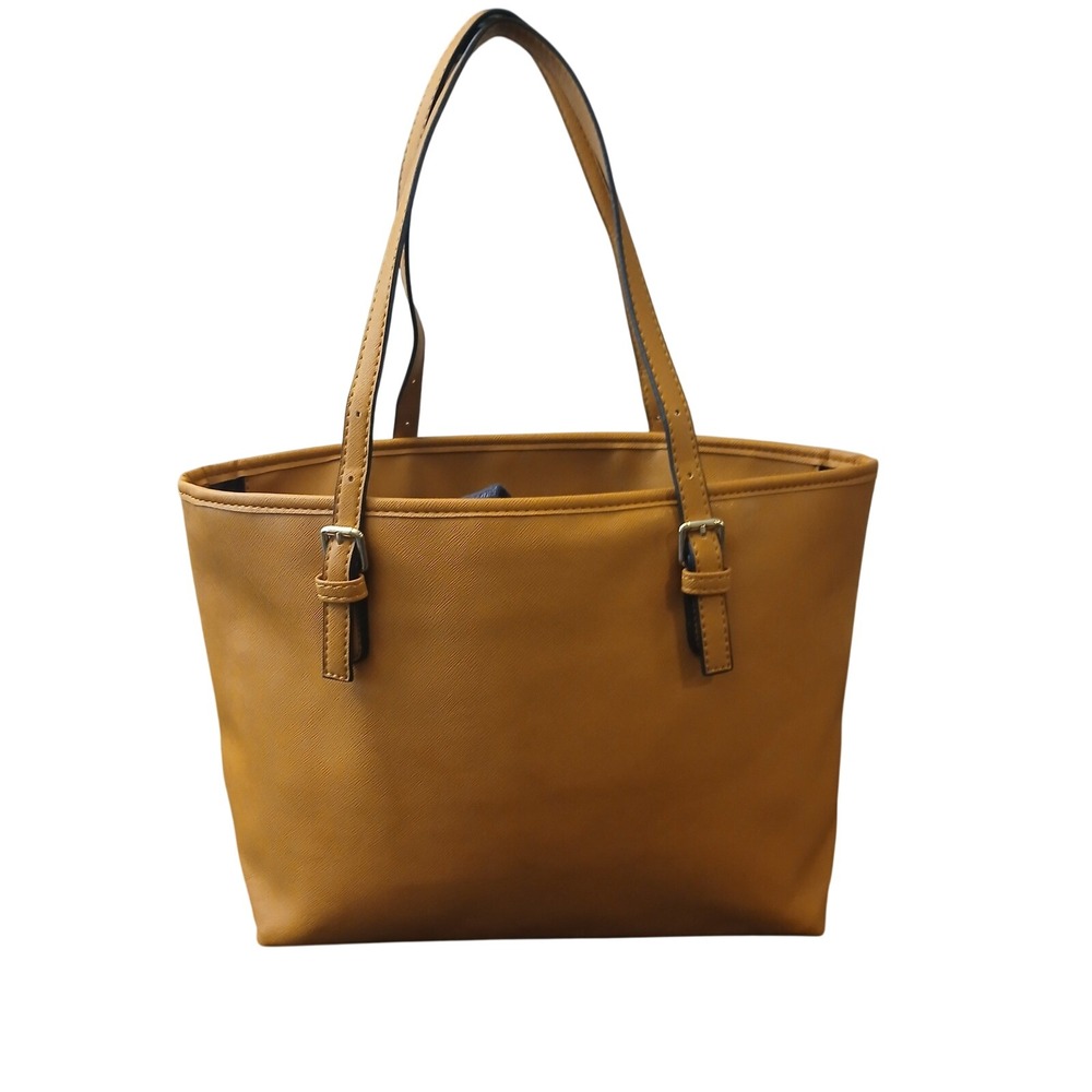 Michael Kors Jet Set Travel Tote Tan Saffiano Leather Gold Hardware - Picture 3 of 16